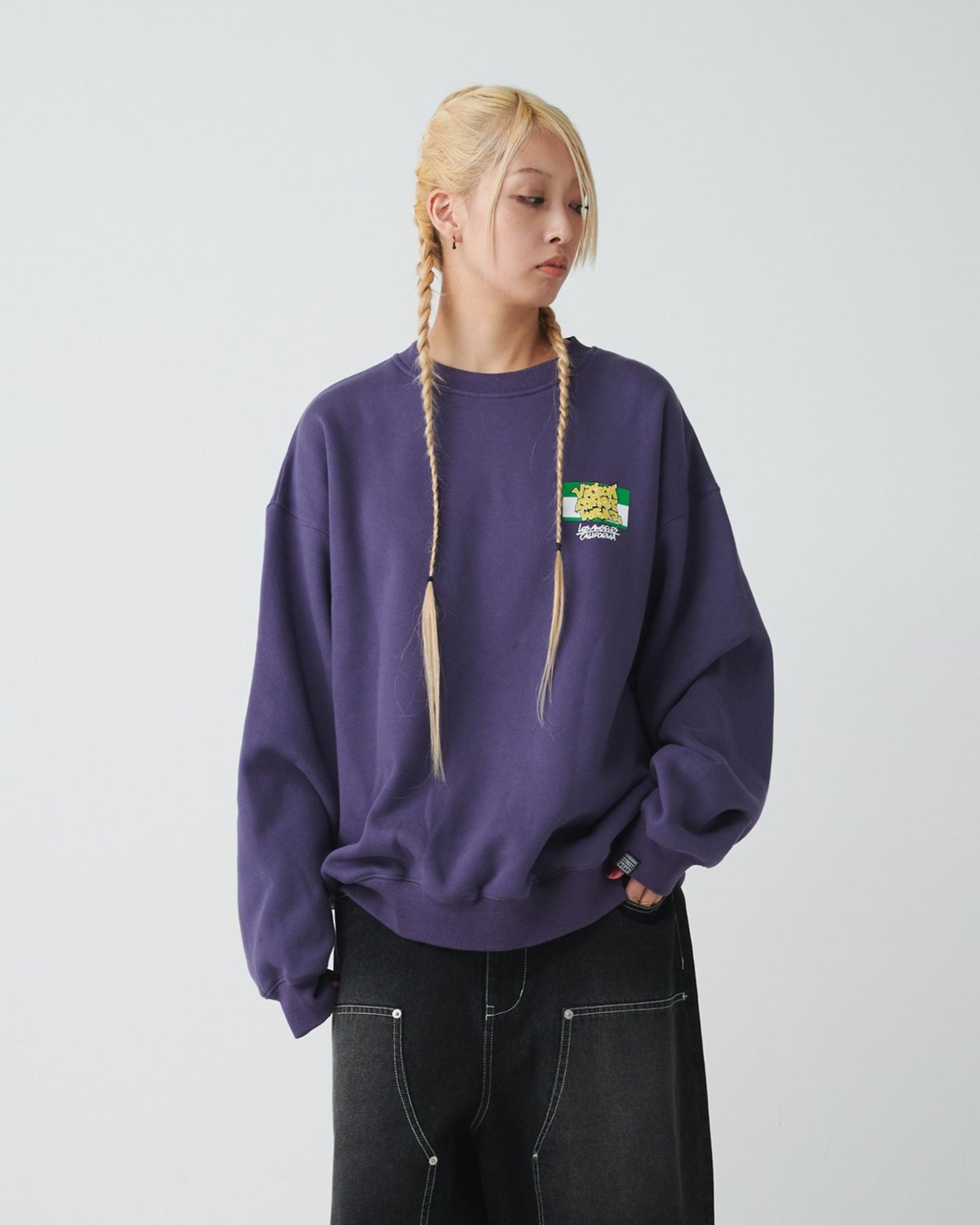 Ghost Sticker Sweatshirt