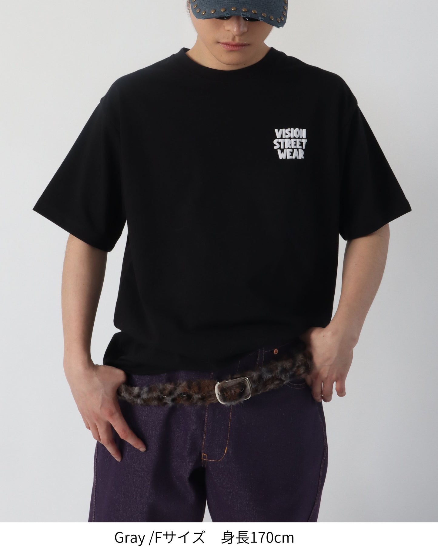 Leopard Fur belt / 5色展開 レオパード ファーベルト