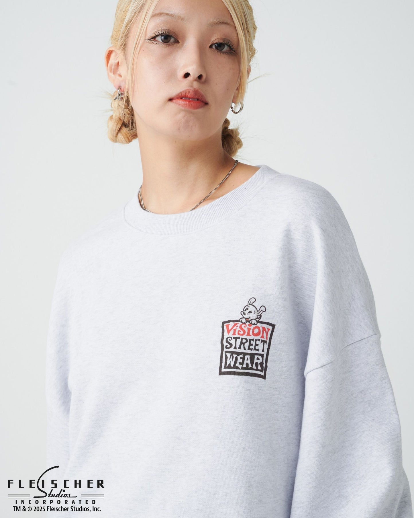 【BETTY BOOP™】 Front Back Sweatshirt