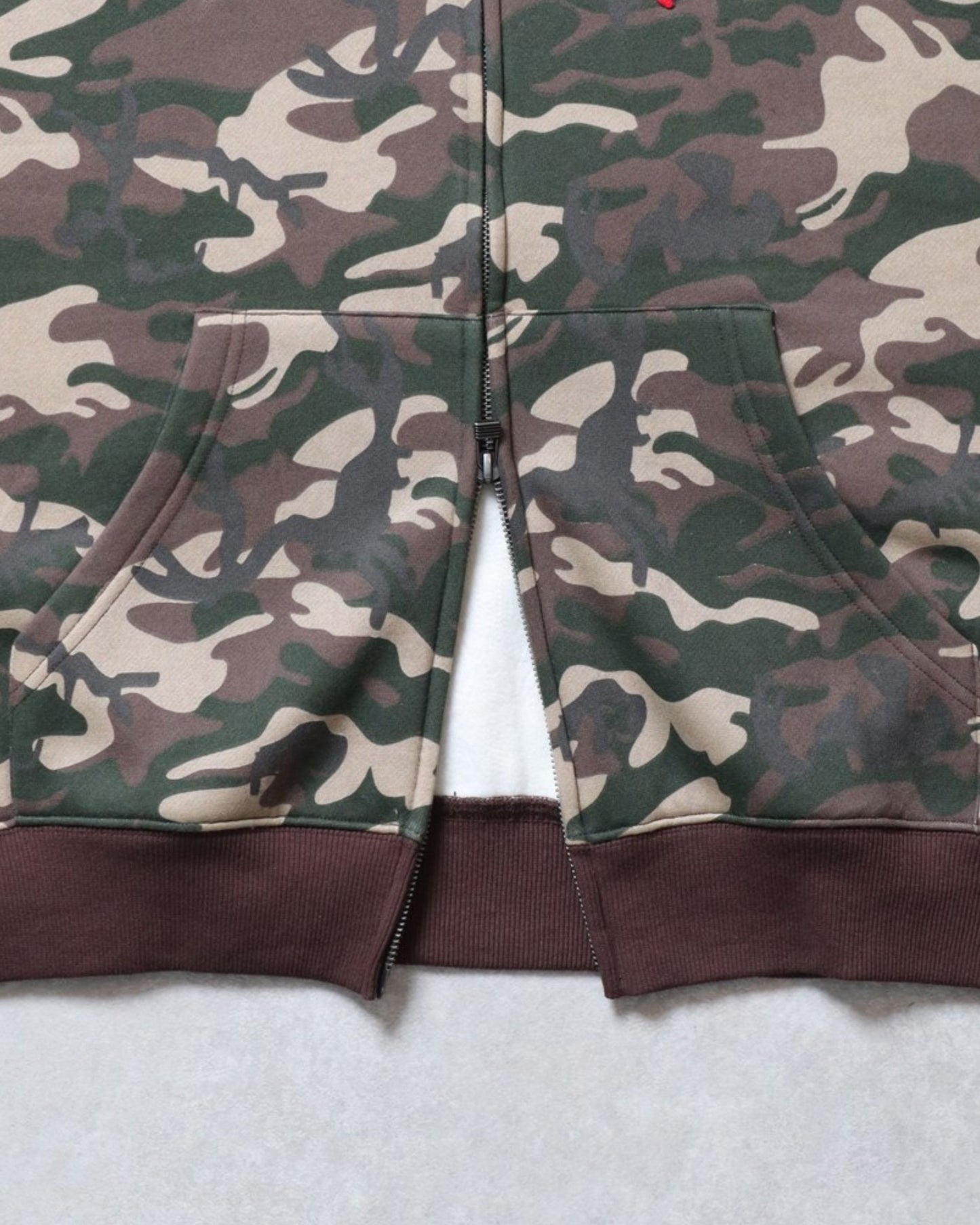 Felt Arch Zip Hoodie