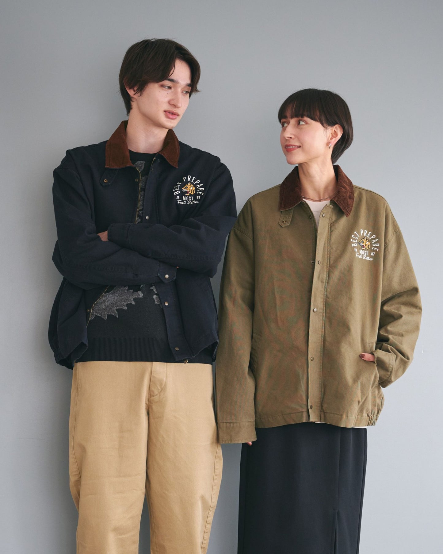 Corduroy Collar Jacket