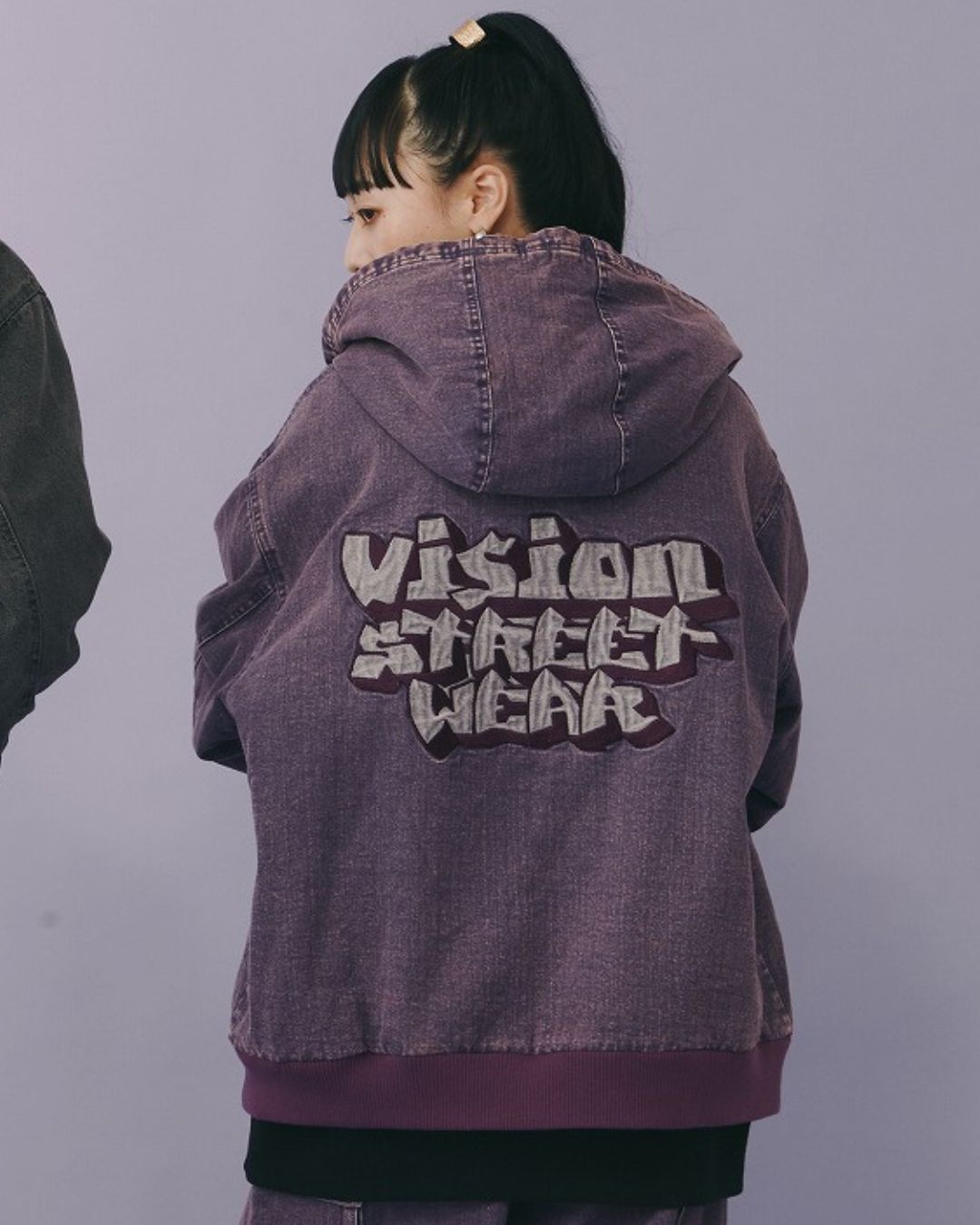 HOODED DENIM JACKET