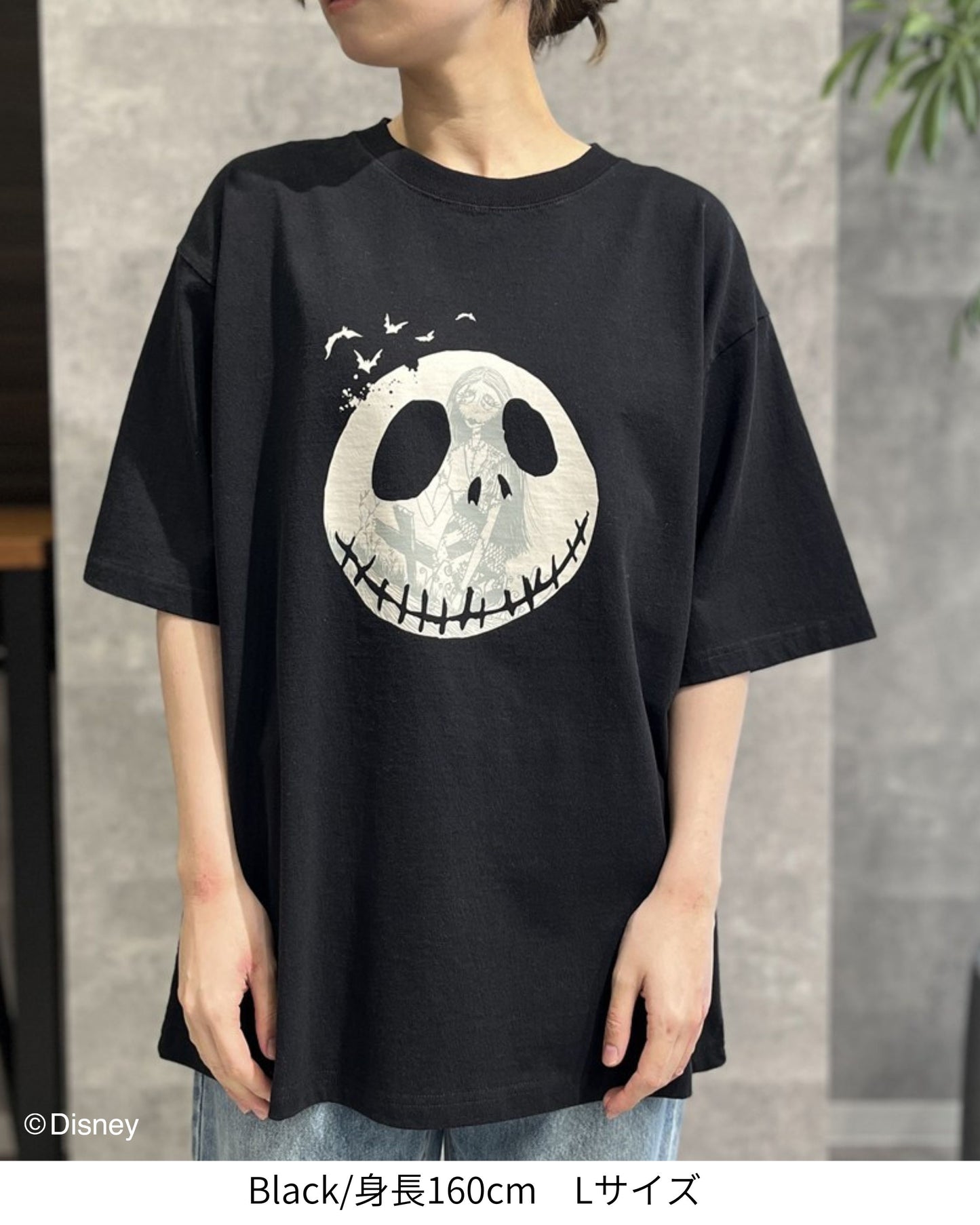【ナイトメアー・ビフォア・クリスマス】Jack Face Tee