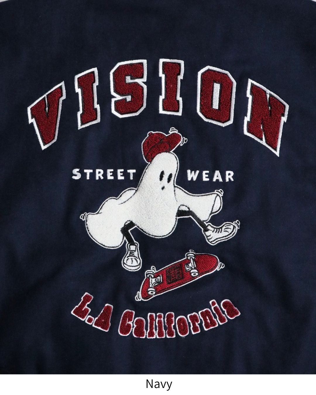 GHOST SKATER VARSITY JACKET