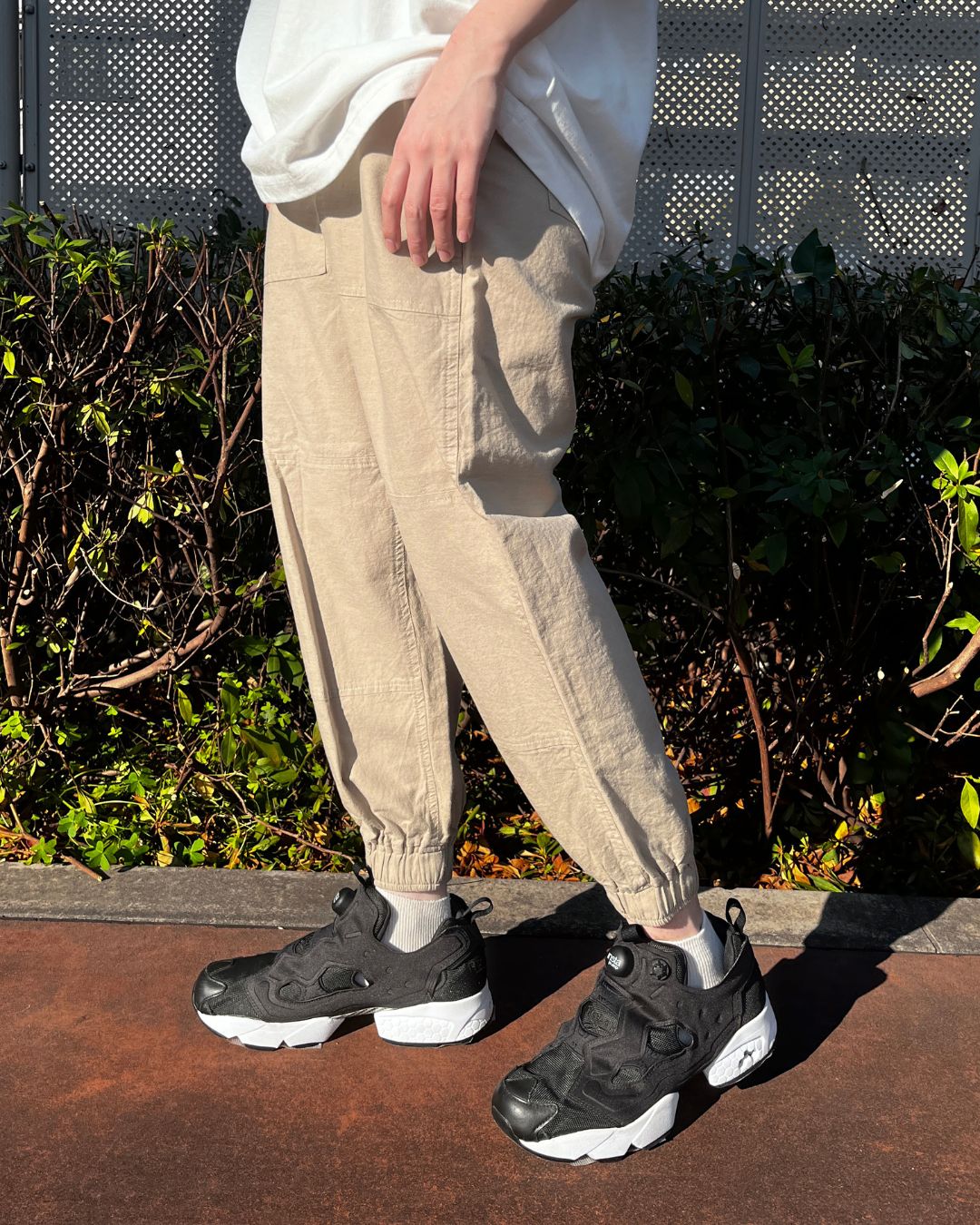 【MOVING PANTS】Linen blend Relaxing Pants【Ladies】
