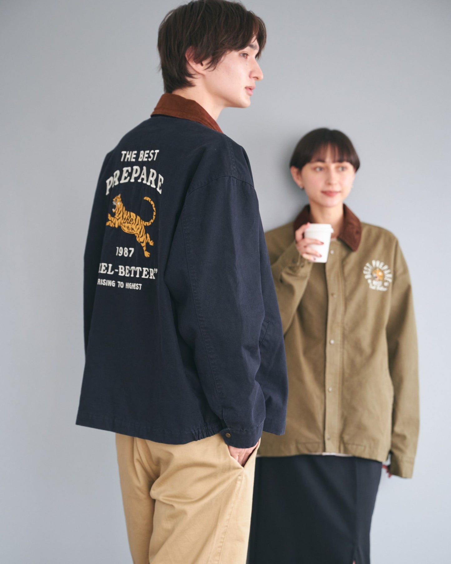 Corduroy Collar Jacket
