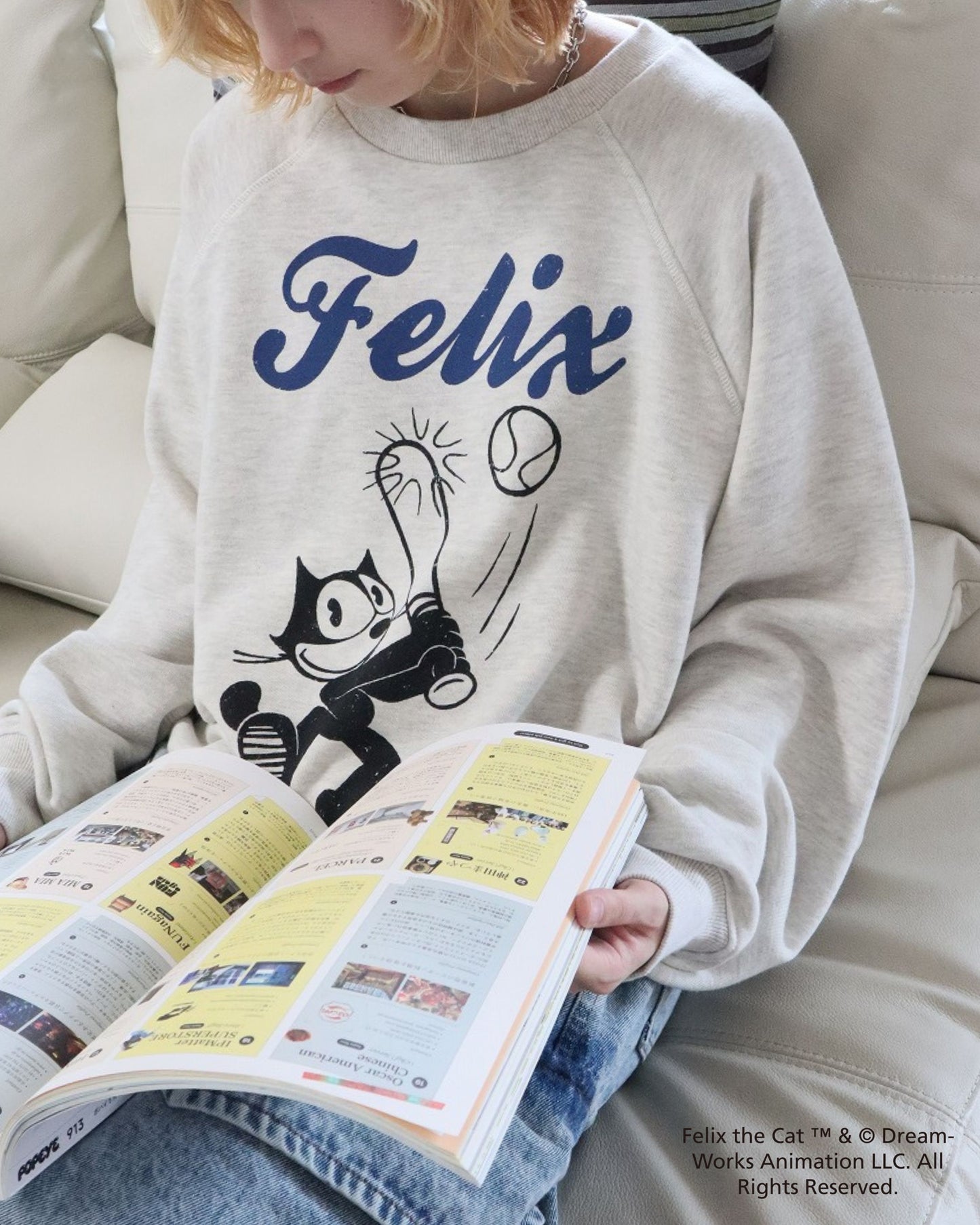 【FELIX THE CAT】ラグランBASEBALLスウェット