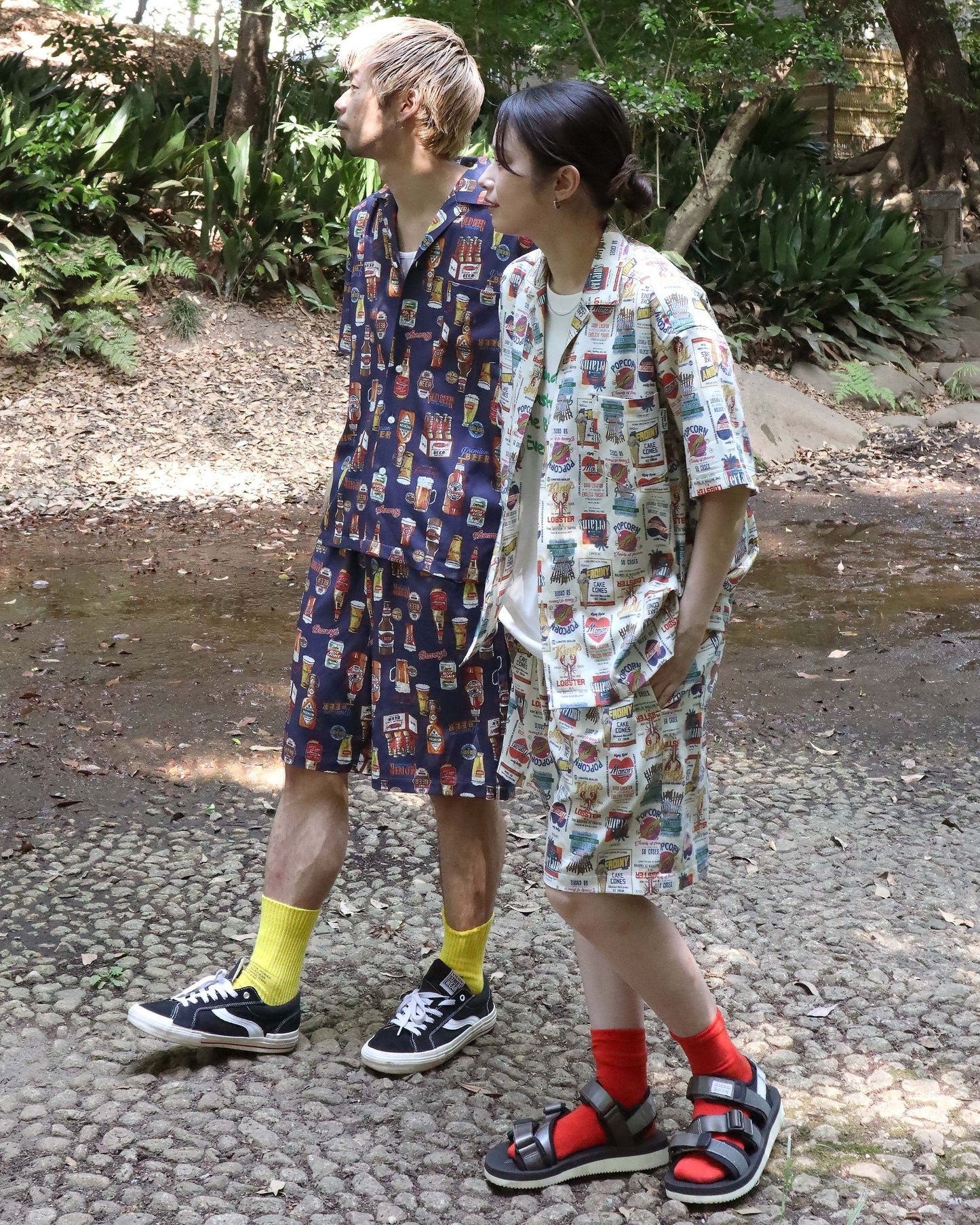 【梨地】総柄ショーツ