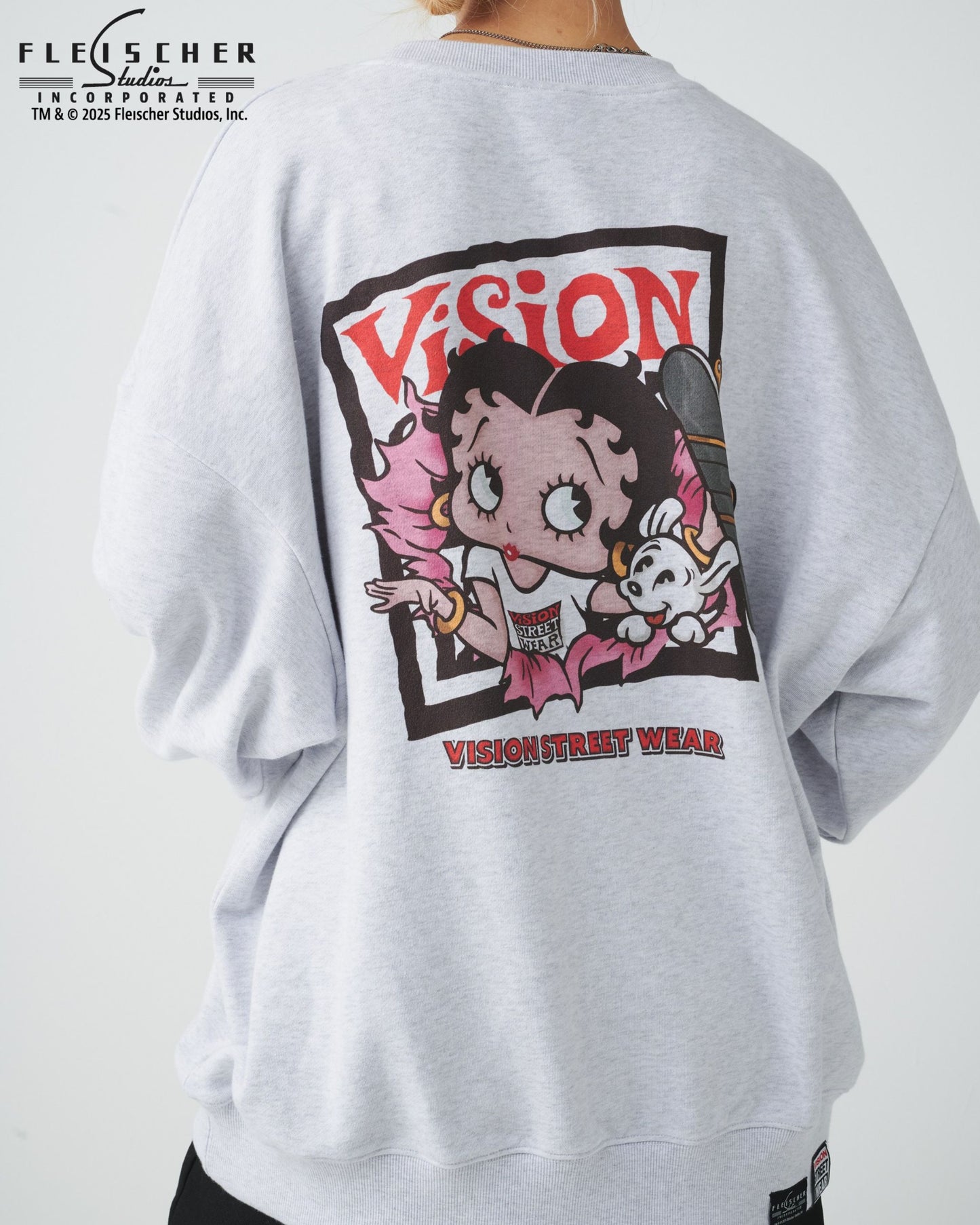 【BETTY BOOP™】 Front Back Sweatshirt