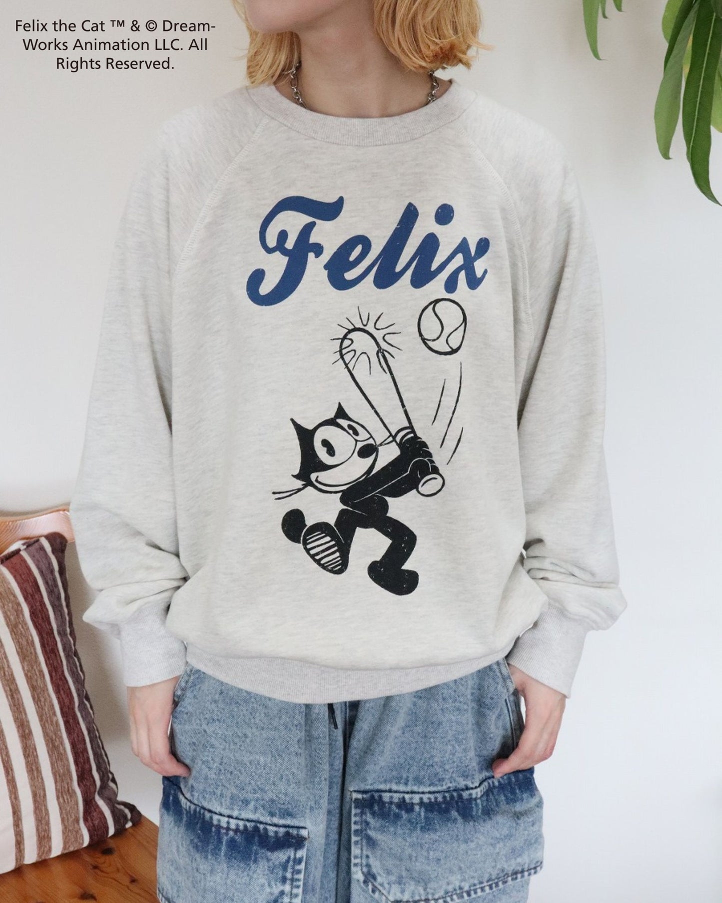 【FELIX THE CAT】ラグランBASEBALLスウェット