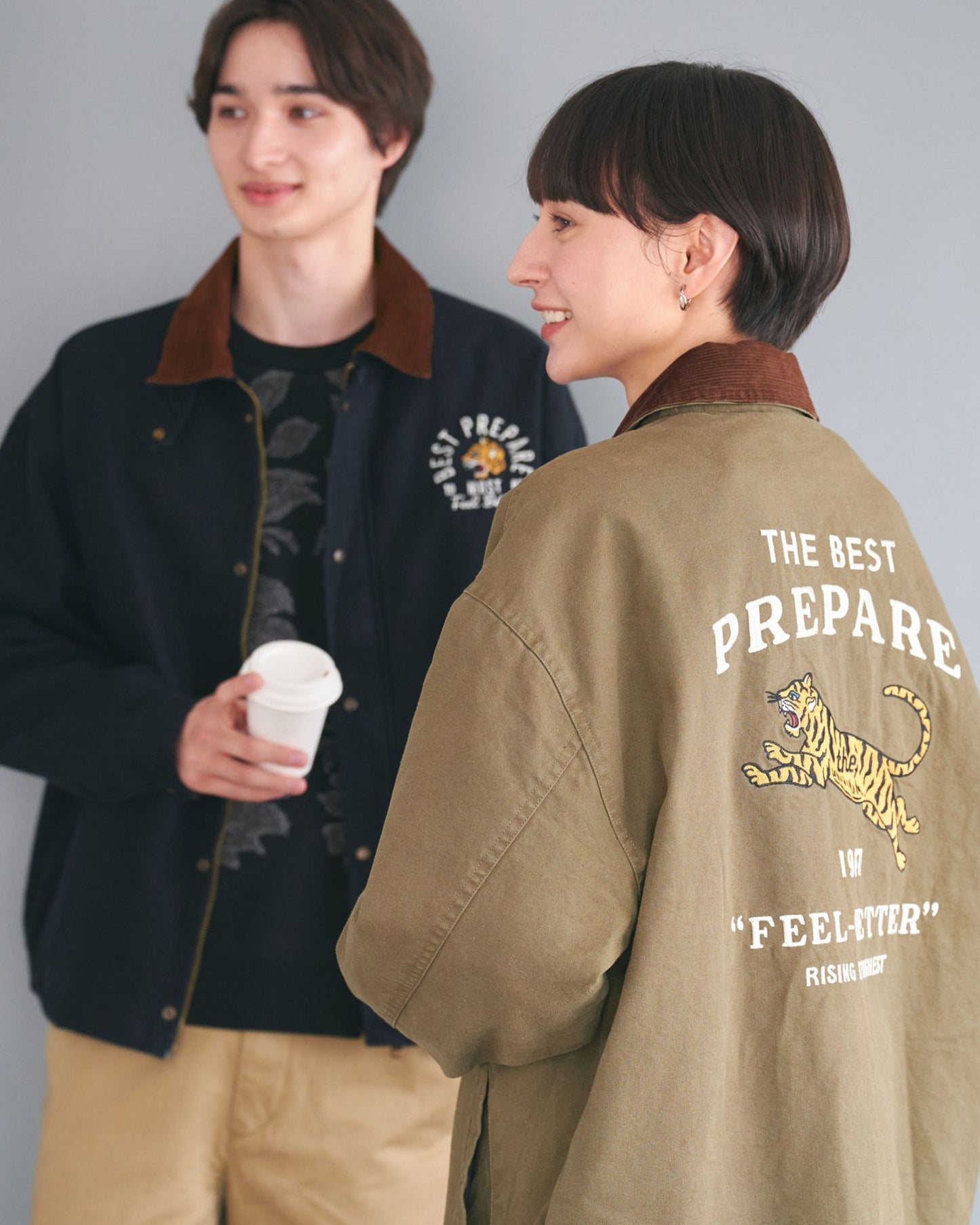 Corduroy Collar Jacket
