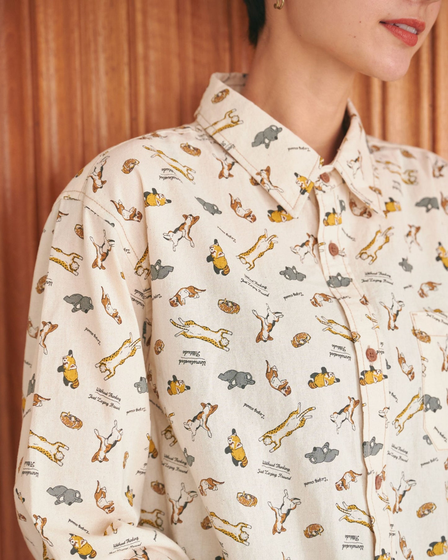 Pattern Cotton Shirt