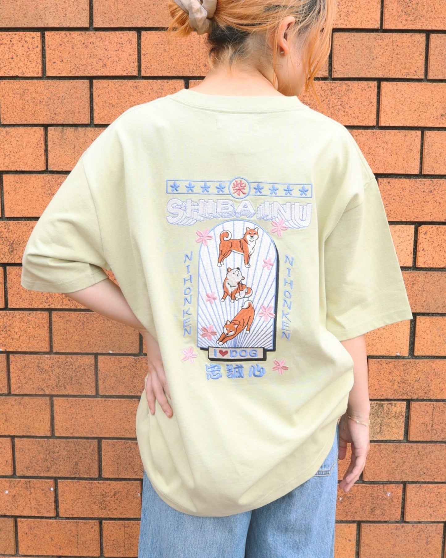 【JapanSeries】SHIBAINU Embroidered Tee