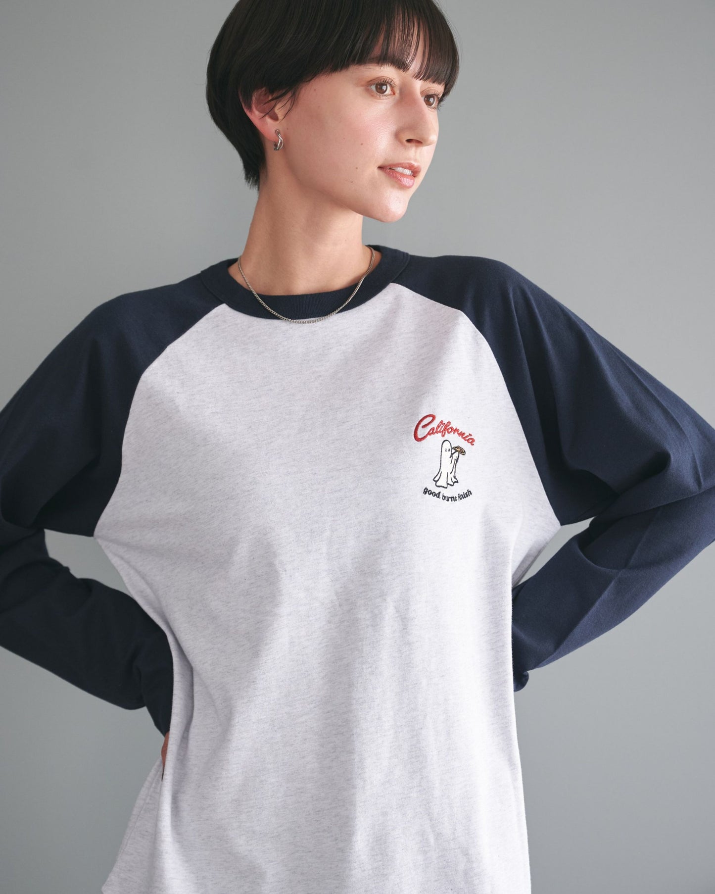 Ghost & Pizza L/S Tee