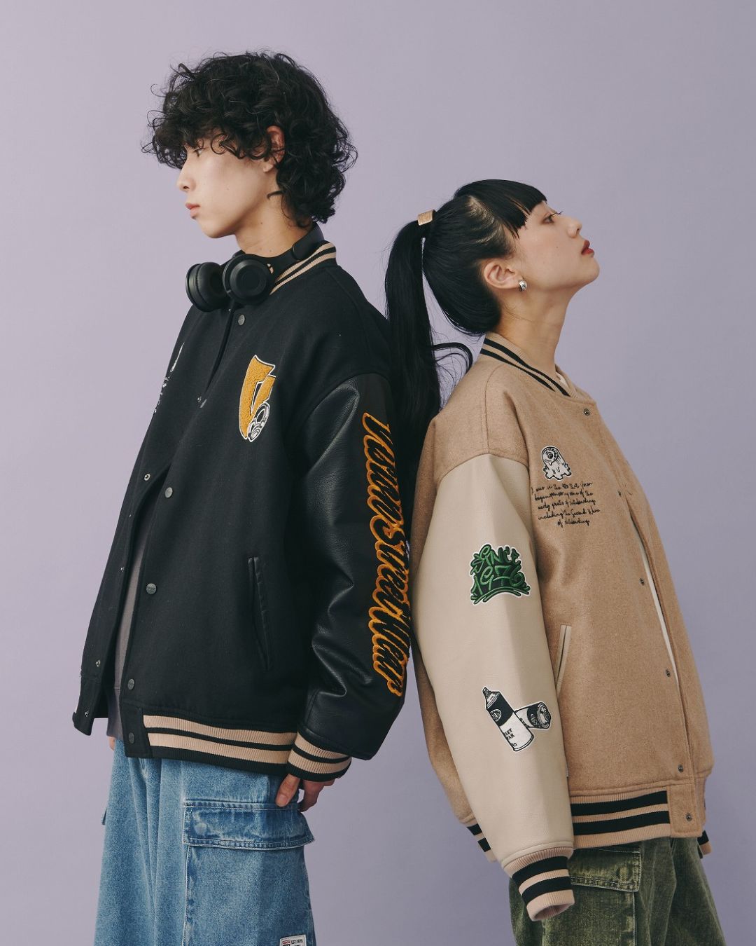 GHOST SKATER VARSITY JACKET
