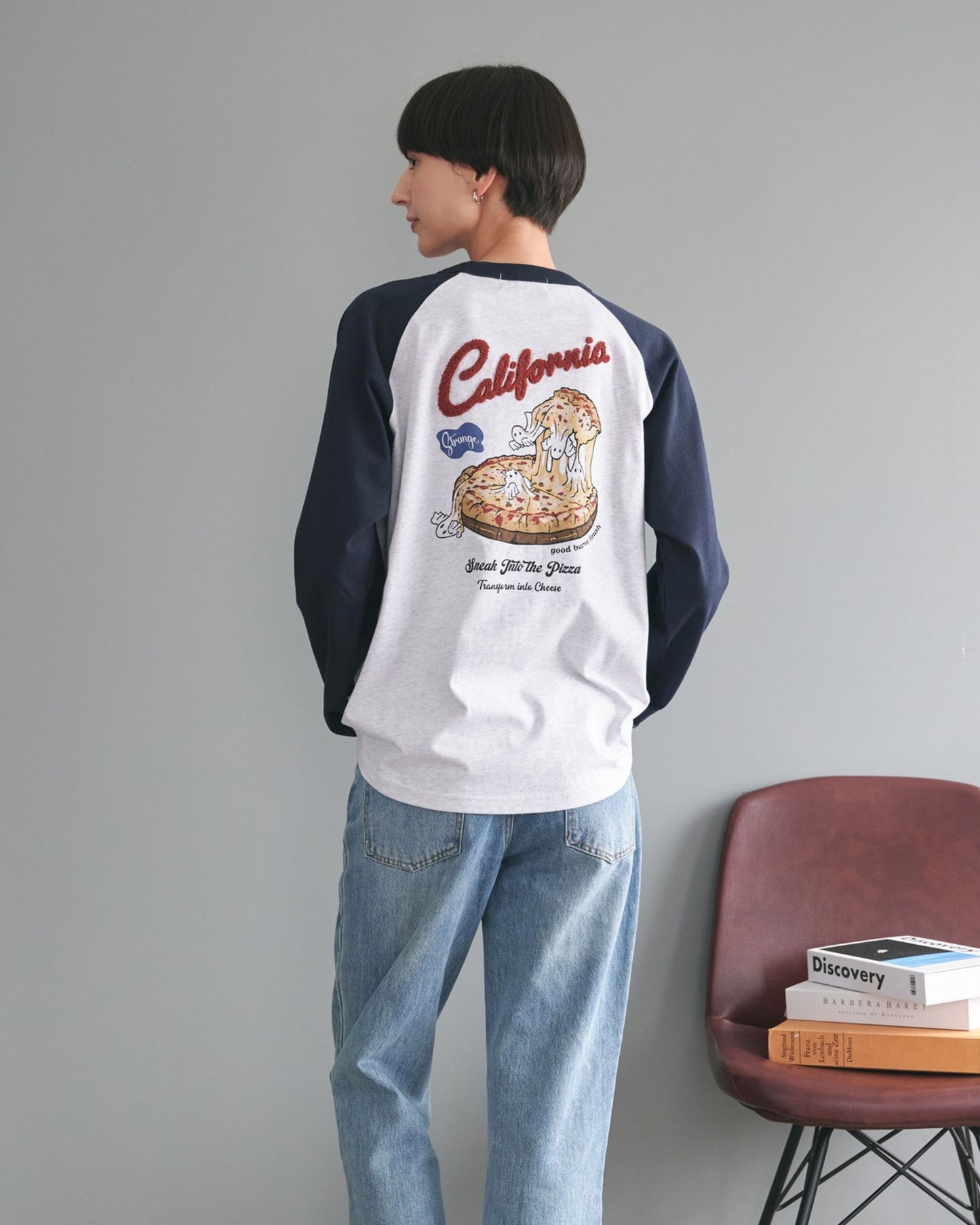 Ghost & Pizza L/S Tee