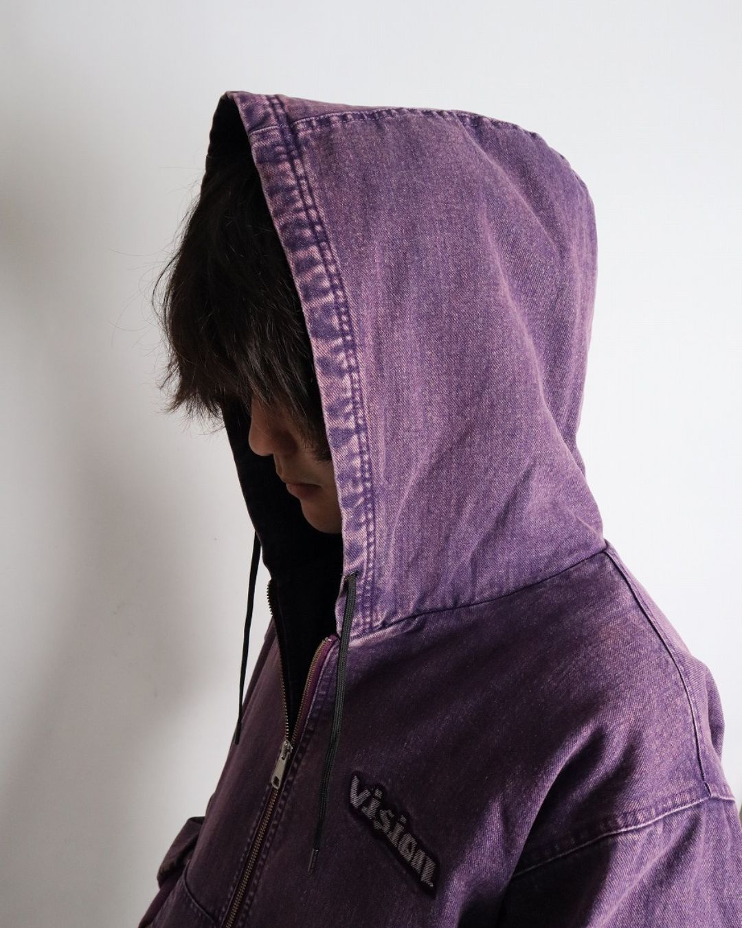 HOODED DENIM JACKET
