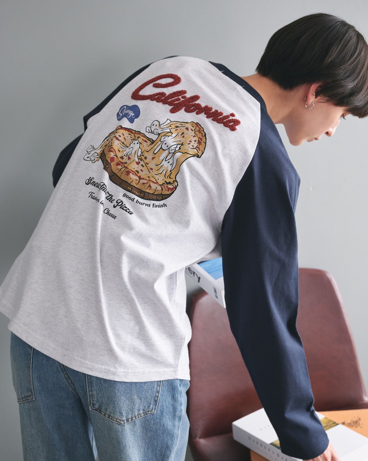 Ghost & Pizza L/S Tee