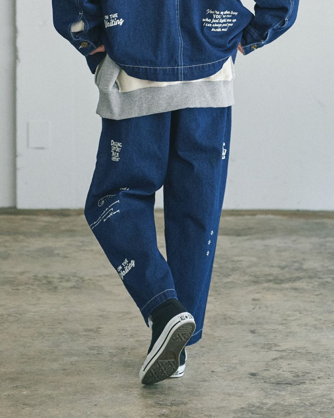 Doodle Denim Pants
