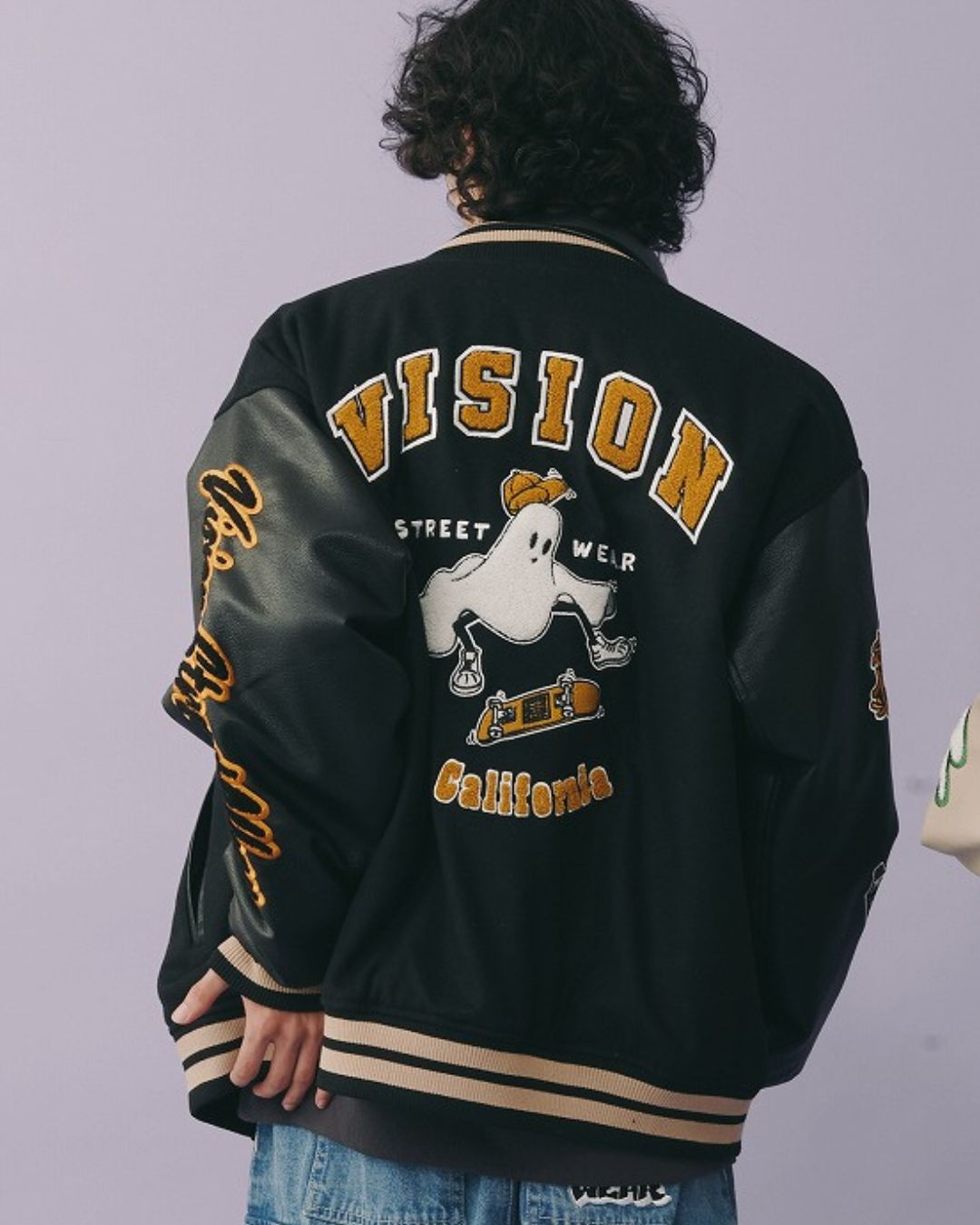GHOST SKATER VARSITY JACKET