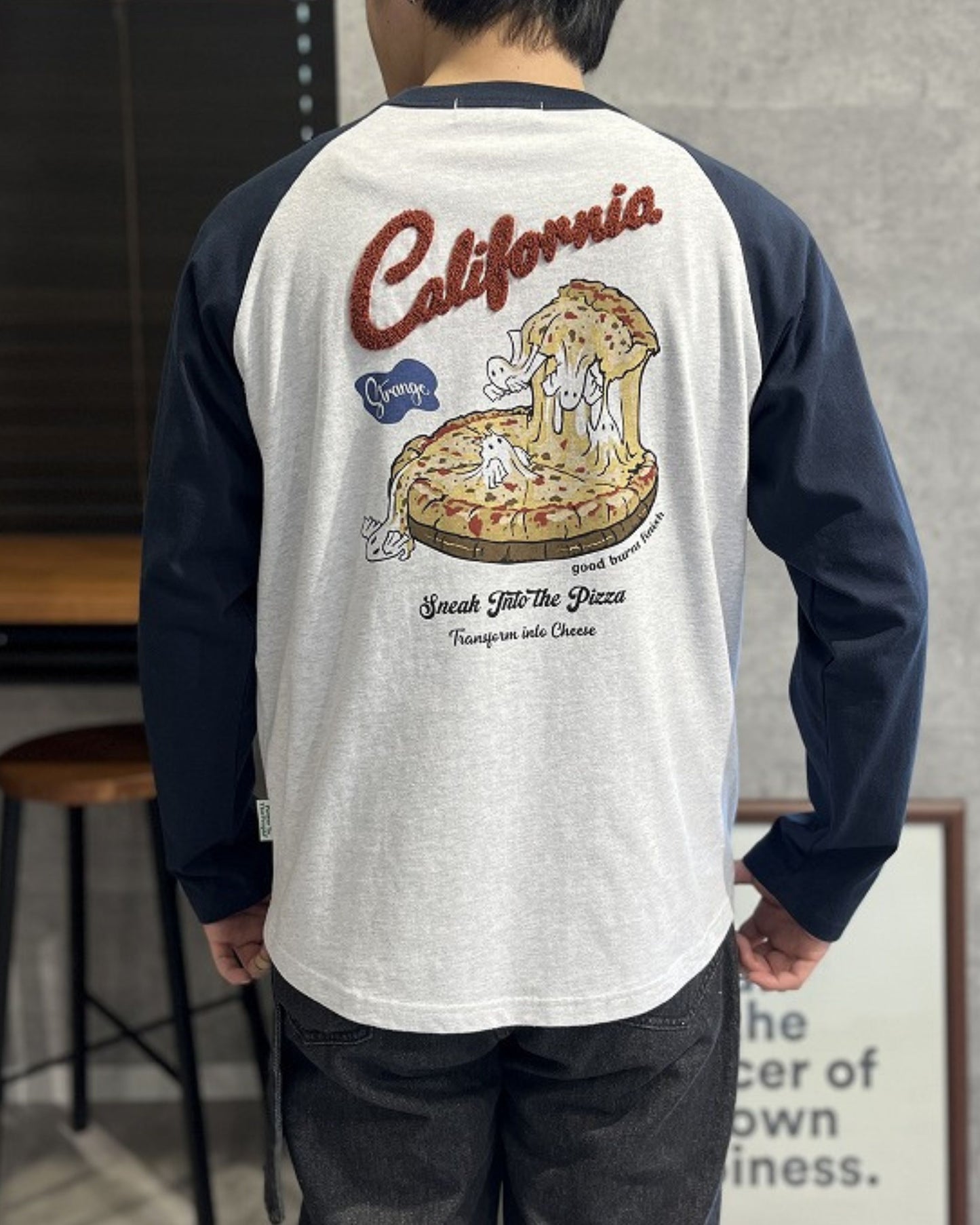 Ghost & Pizza L/S Tee