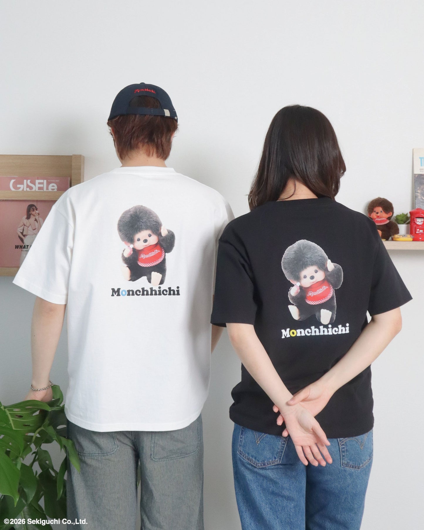 【モンチッチ】フォトプリントTシャツ
