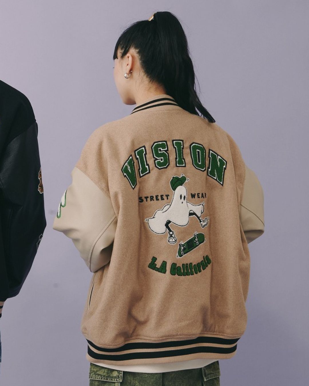 GHOST SKATER VARSITY JACKET