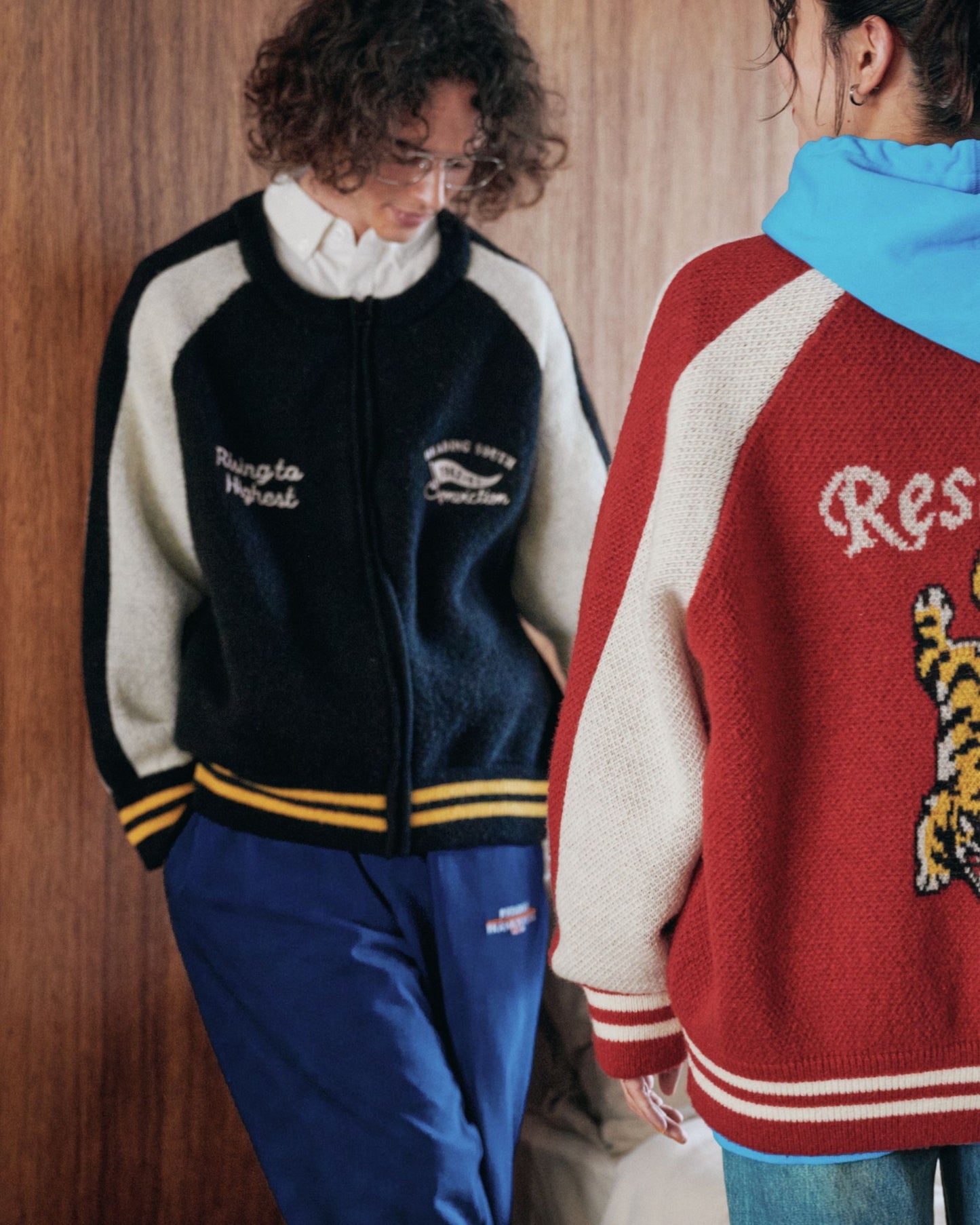 Tiger Knit Souvenir Jacket