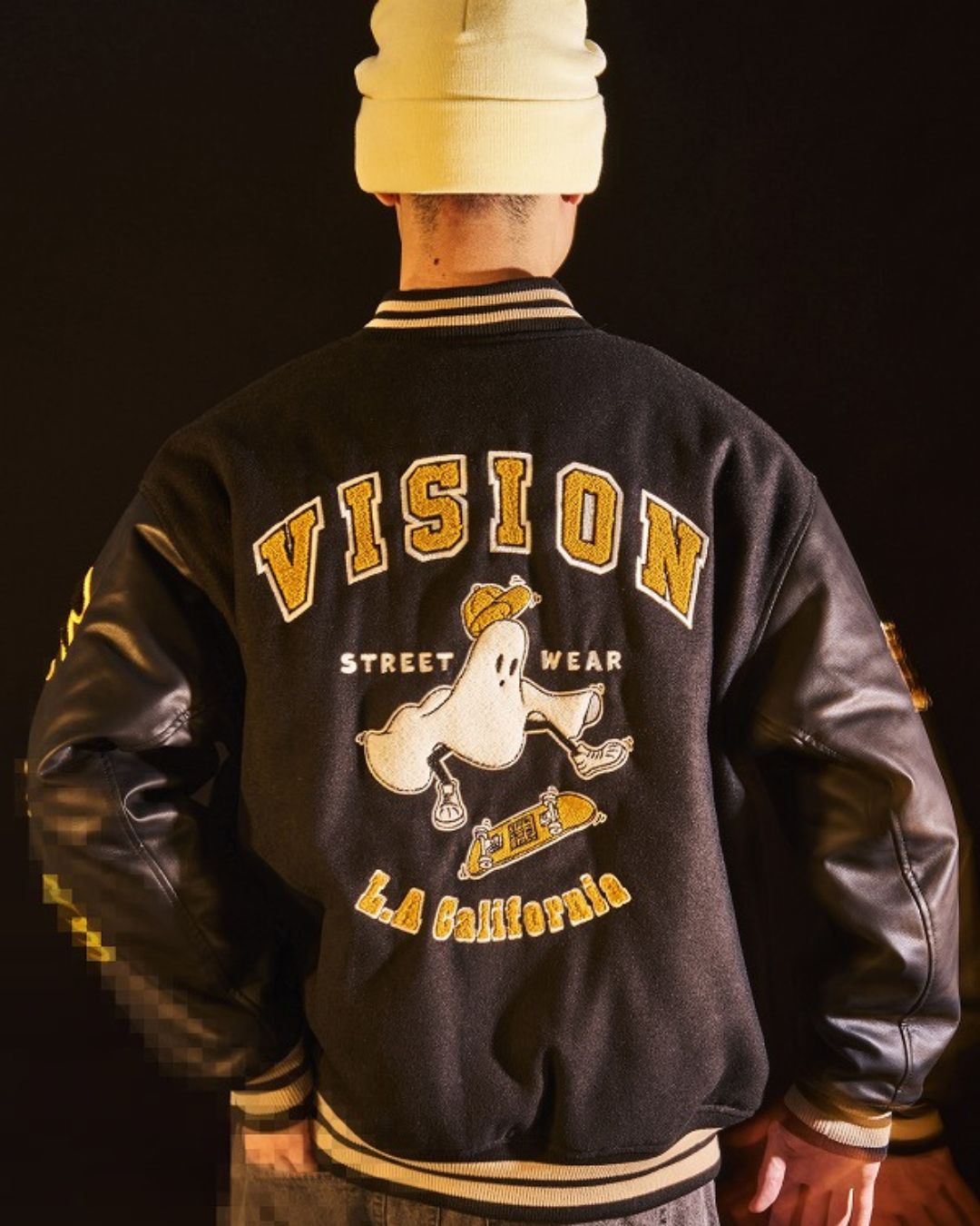 GHOST SKATER VARSITY JACKET