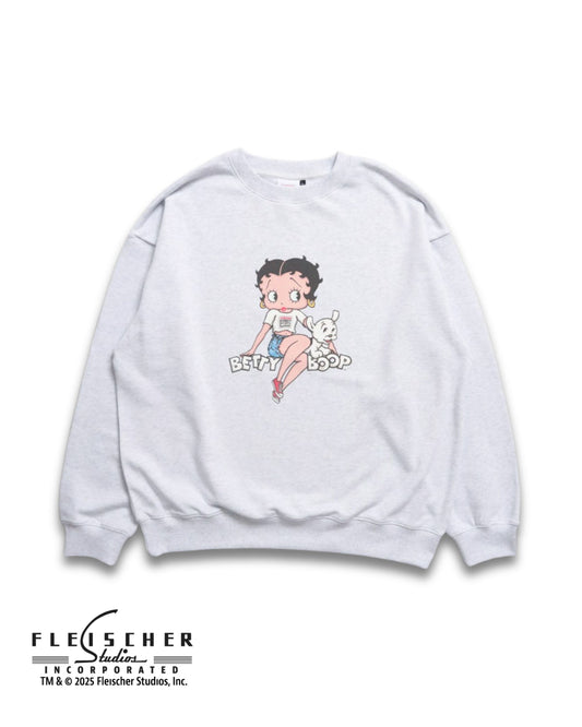 【BETTY BOOP™】 Front Back Sweatshirt