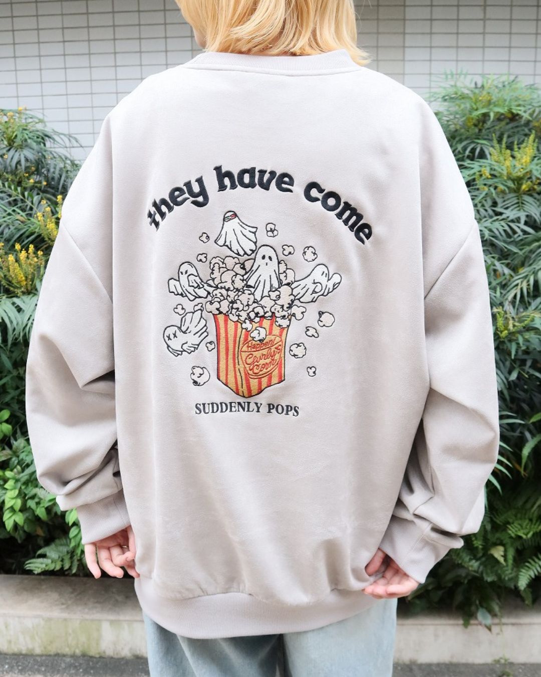 Ghost Suede Sweatshirt
