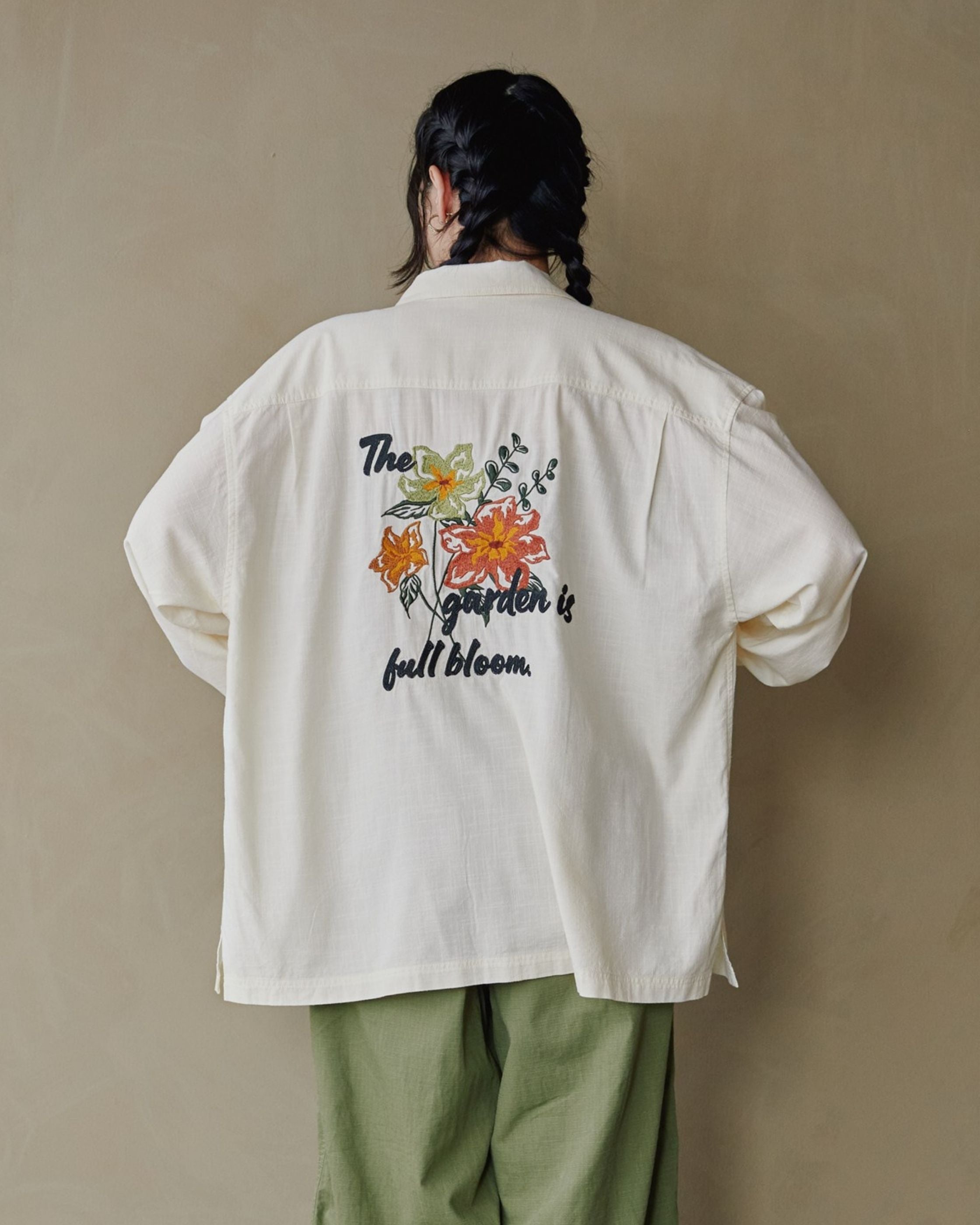 リネンライクシャツ フラワー柄 – Ha-Li-C STORE（ハリックストア