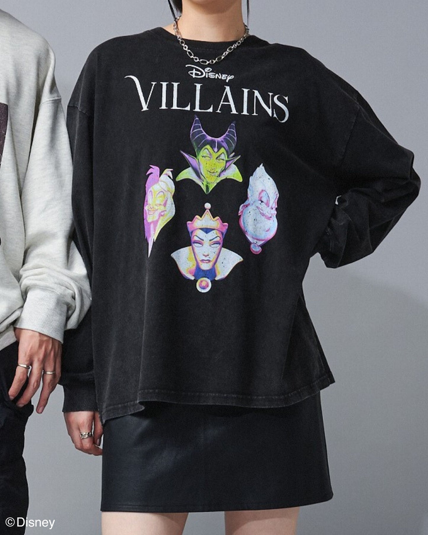 【Disney】ヴィランズ フェイスツアーロンTee