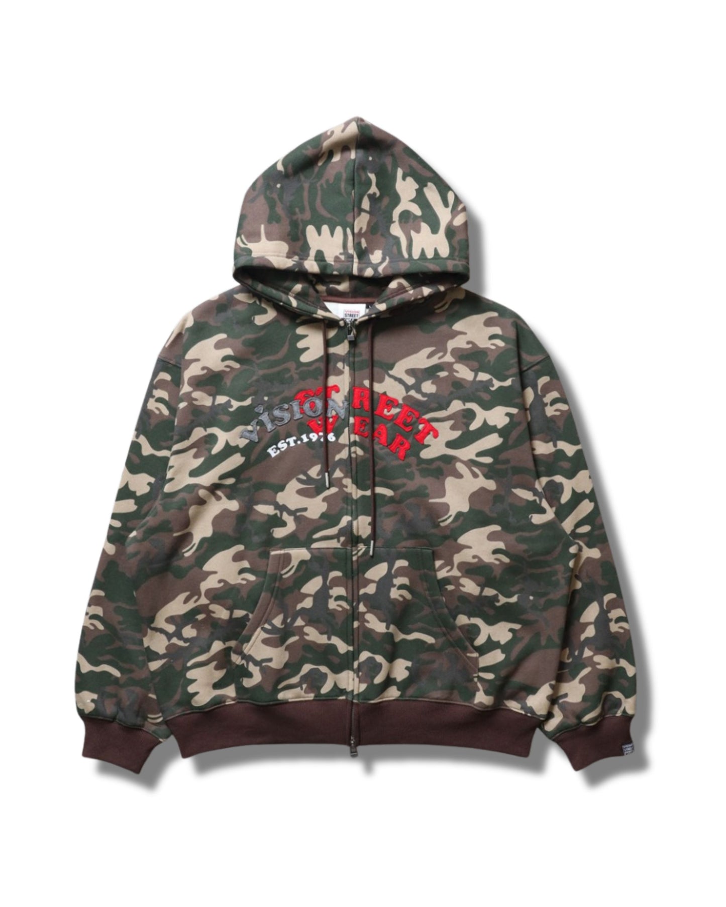 Felt Arch Zip Hoodie