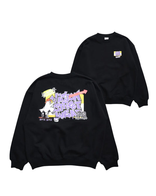 Ghost Sticker Sweatshirt