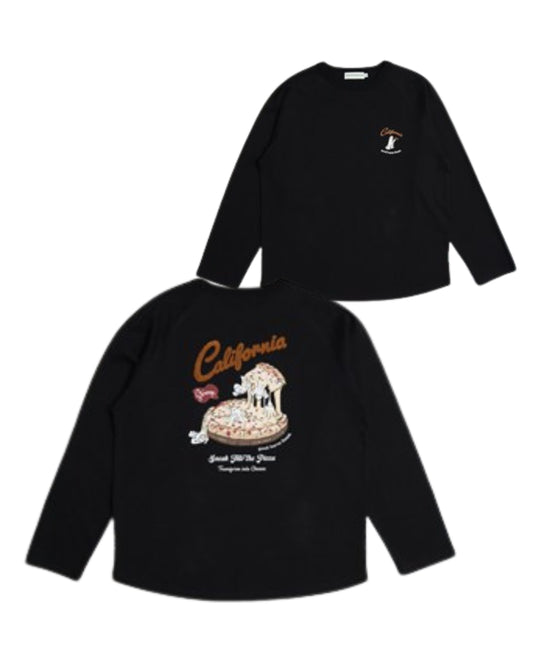 Ghost & Pizza L/S Tee