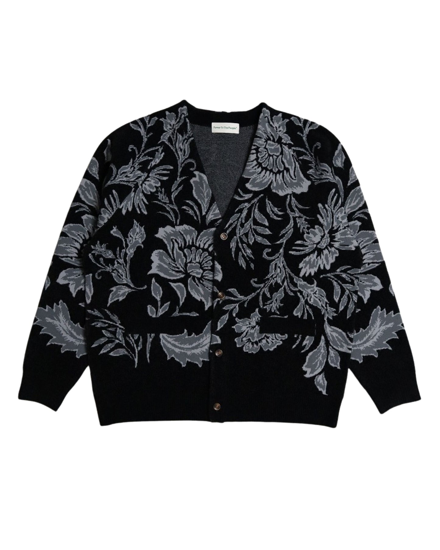 Soft Jacquard Knit Cardigan