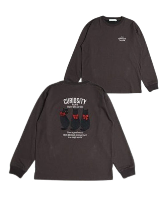 Ribboned Cat L/S Tee