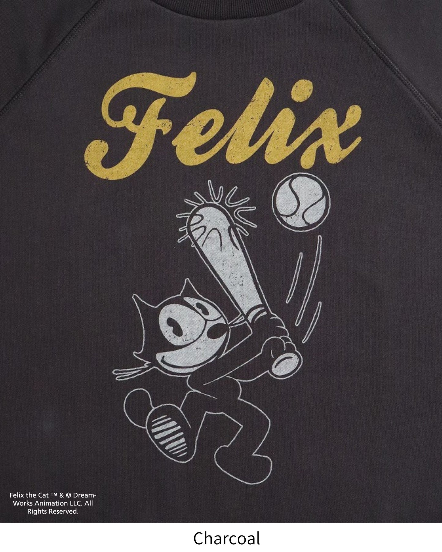 【FELIX THE CAT】ラグランBASEBALLスウェット
