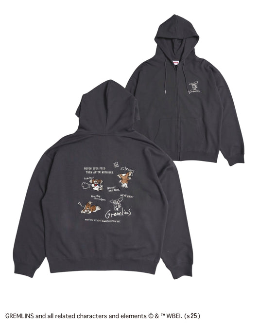 【グレムリン】ギズモ ラクガキ刺繍パーカー