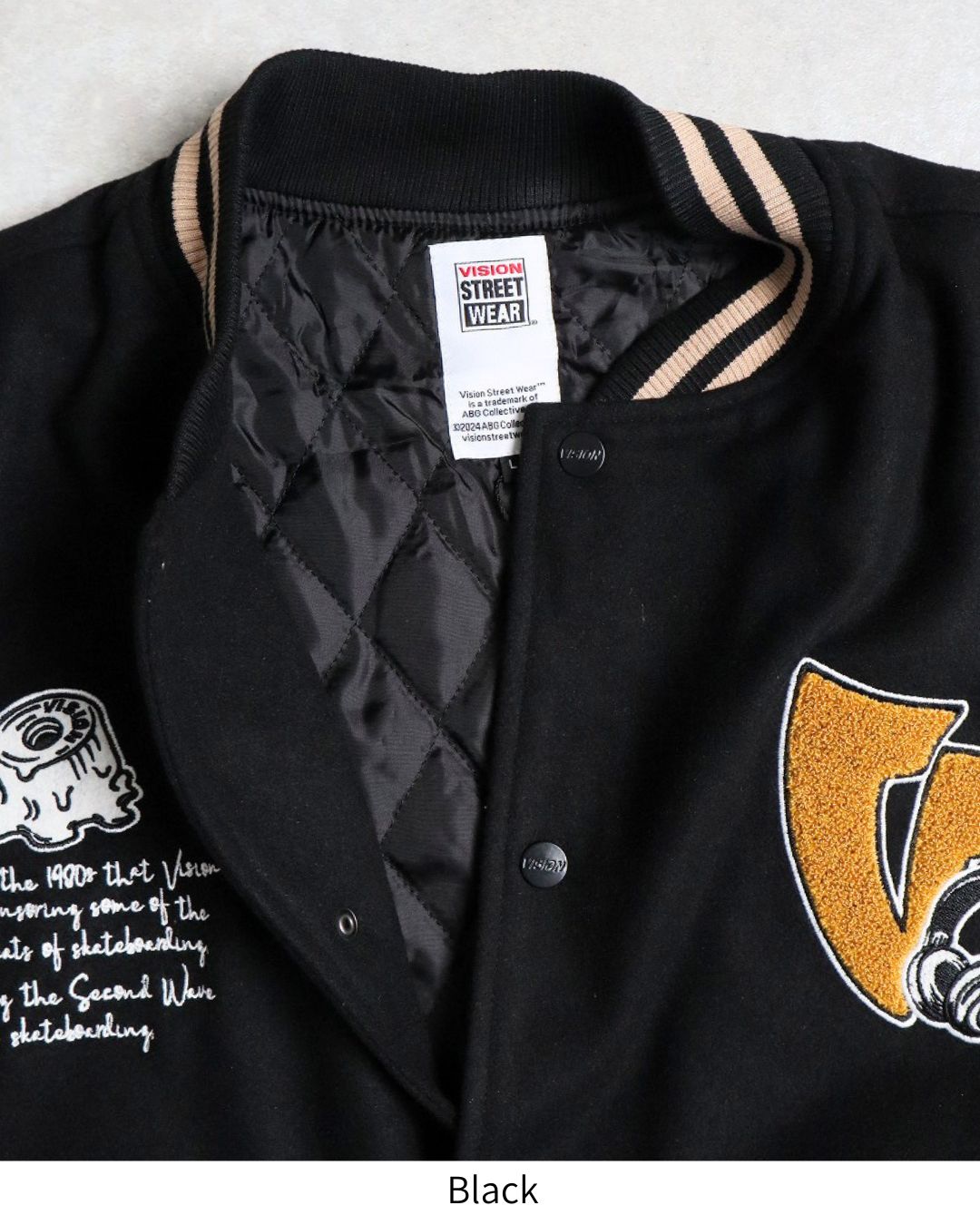 GHOST SKATER VARSITY JACKET