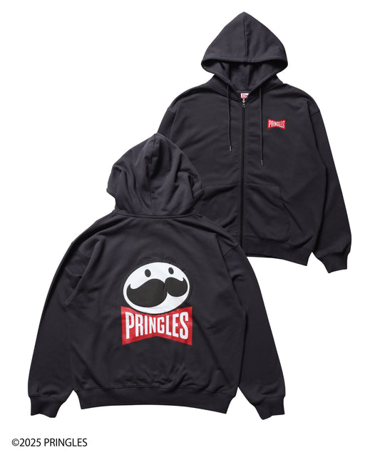 【PRINGLES】Back Face Zip Hoodie