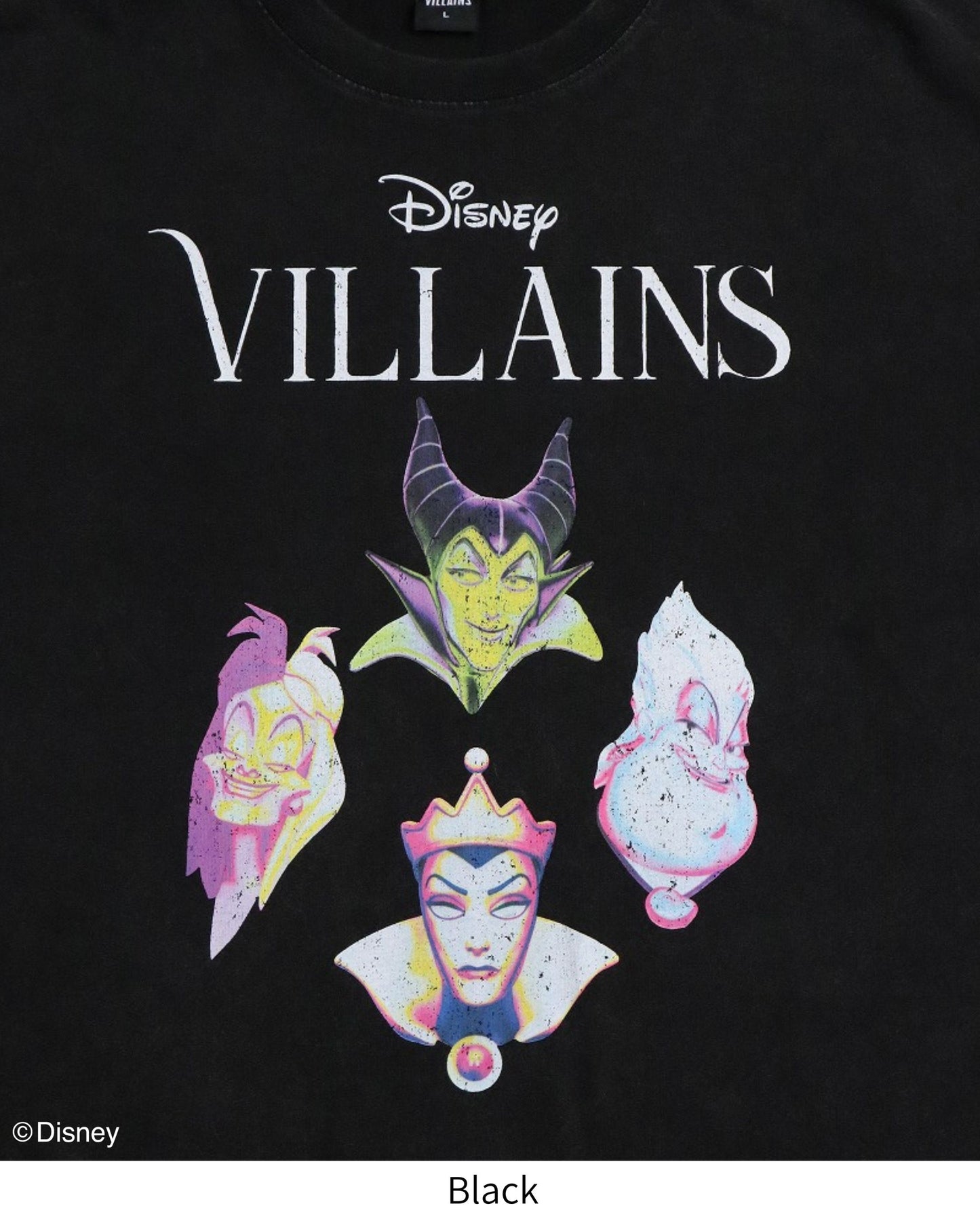 【Disney】ヴィランズ フェイスツアーロンTee