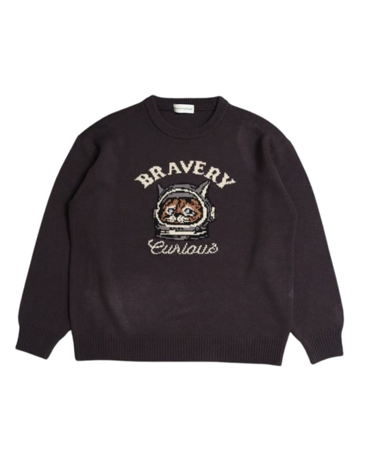 Cat Jacquard Knit