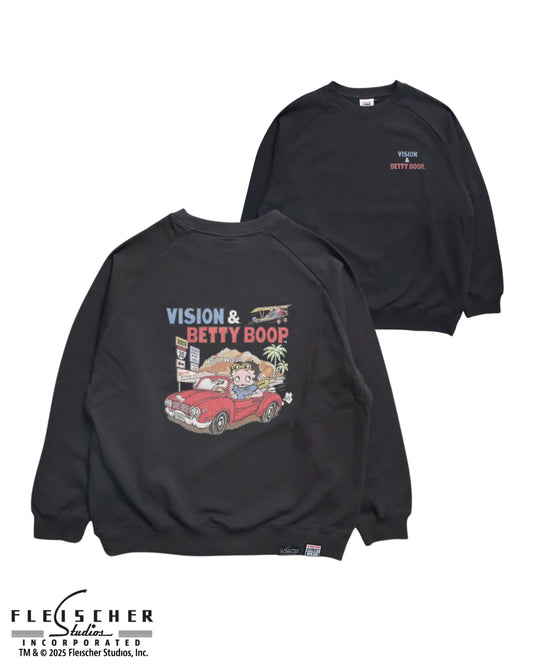 【BETTY BOOP™】 Drive Sweatshirt