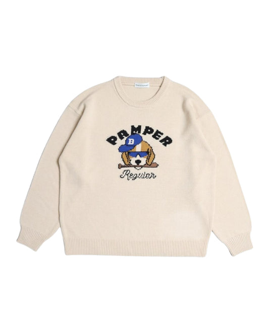 Dog Jacquard Knit