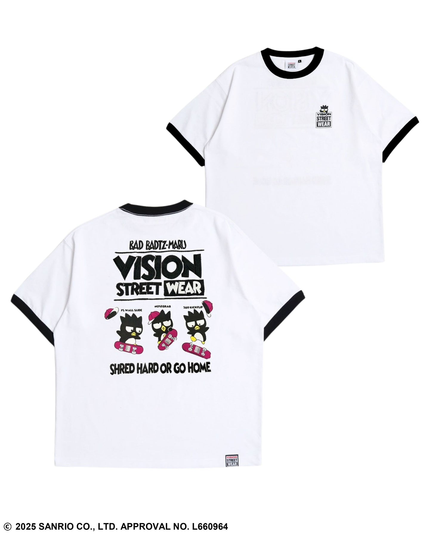 【サンリオキャラクターズ】Bad Badtz-maru T-shirt