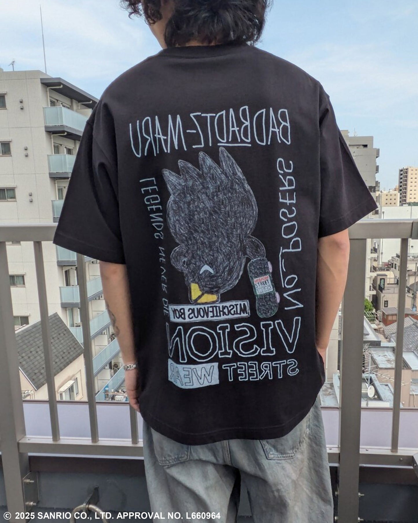 【サンリオキャラクターズ】Bad Badtz-maru F/B T-shirt