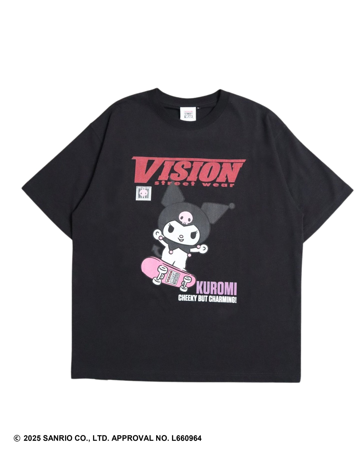 【サンリオキャラクターズ】Kuromi F/B T-shirt