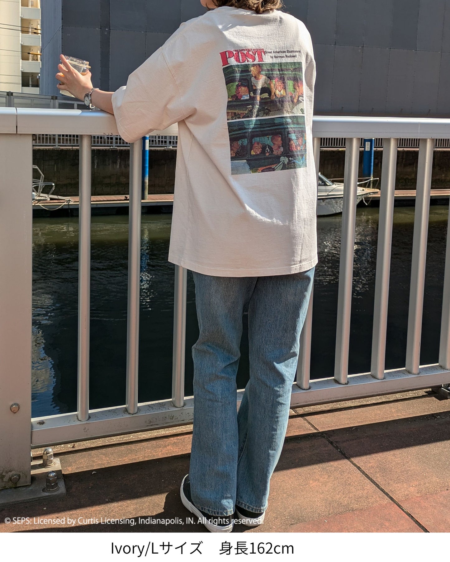 【POST】 ノーマン・ロックウェル Going&coming T-shirt